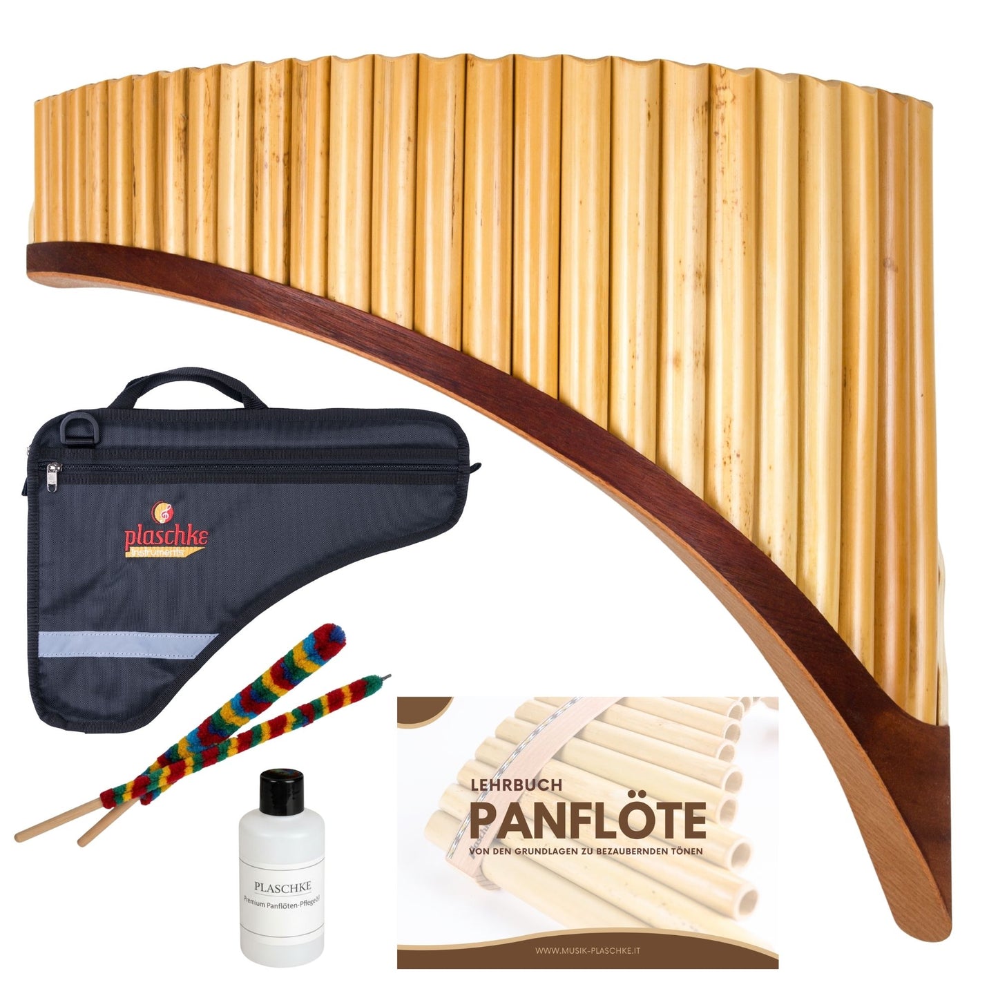 Panflöte „Premium“ – Südtiroler Kunsthandwerk (18-25 Töne)