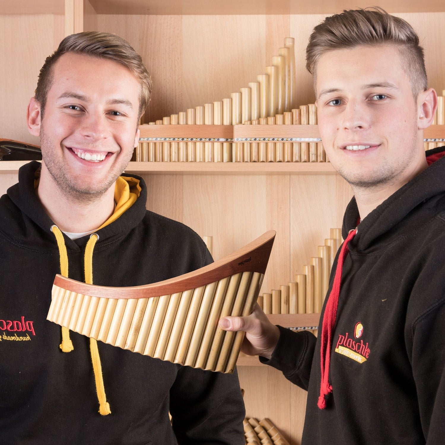 Die Gebrüder Plaschke mit der Serie Premium – Südtiroler Familientradition und Leidenschaft für den Panflötenbau