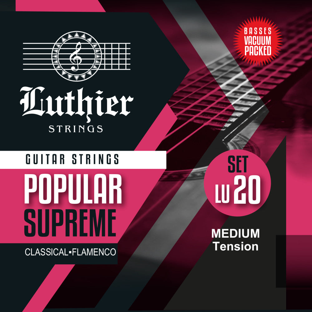 Luthier LU-20 Popular Supreme Medium Tension Saitensatz für Klassikgitarre