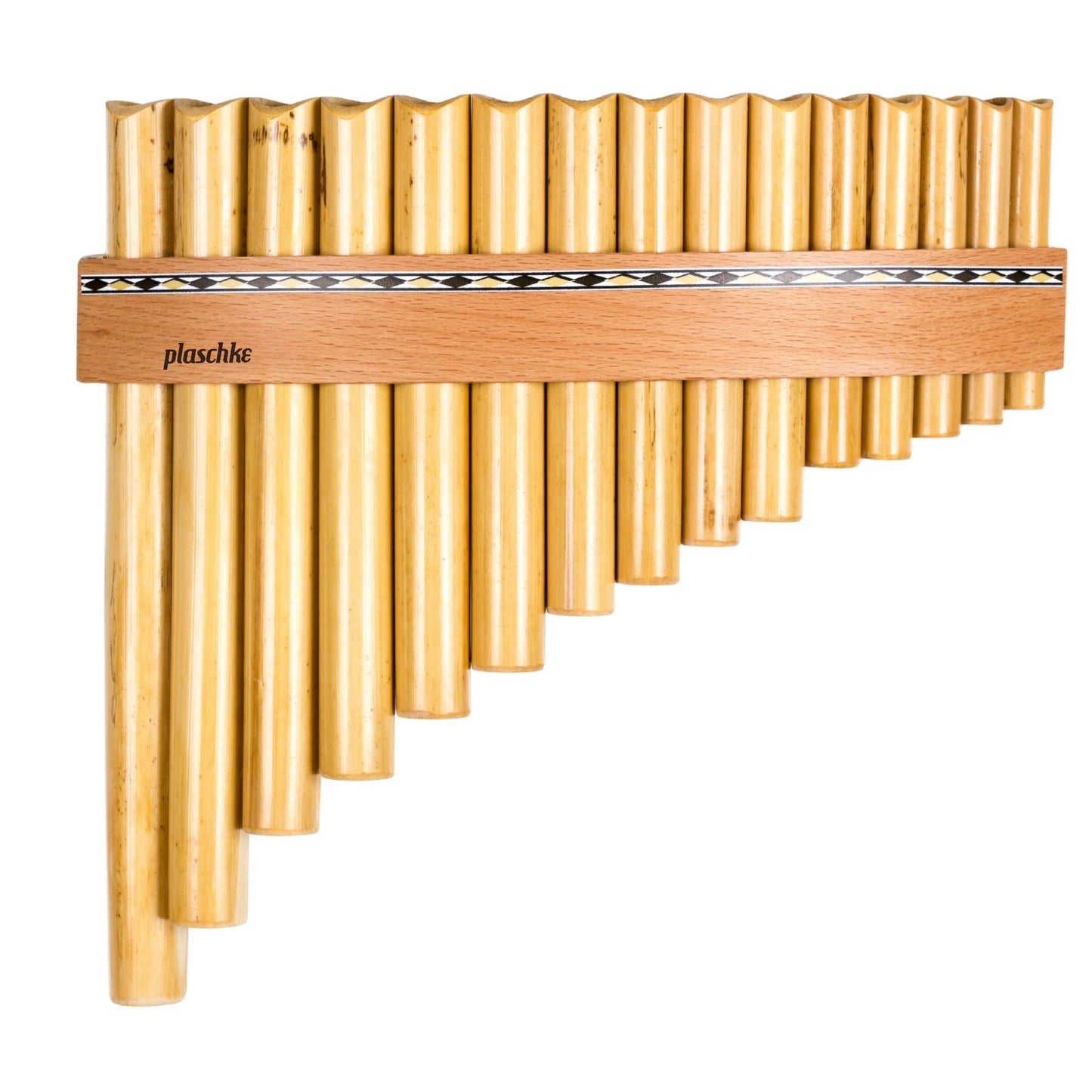 Plaschke Panflöte Serie Classic mit 15 Tönen – Traditionelles Design aus Arundo Donax