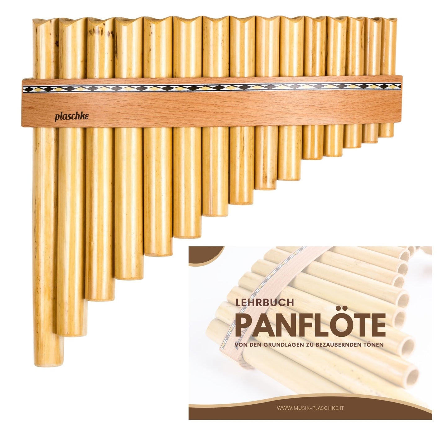 Panflöte „Classic“ – Südtiroler Kunsthandwerk (8-22 Töne)