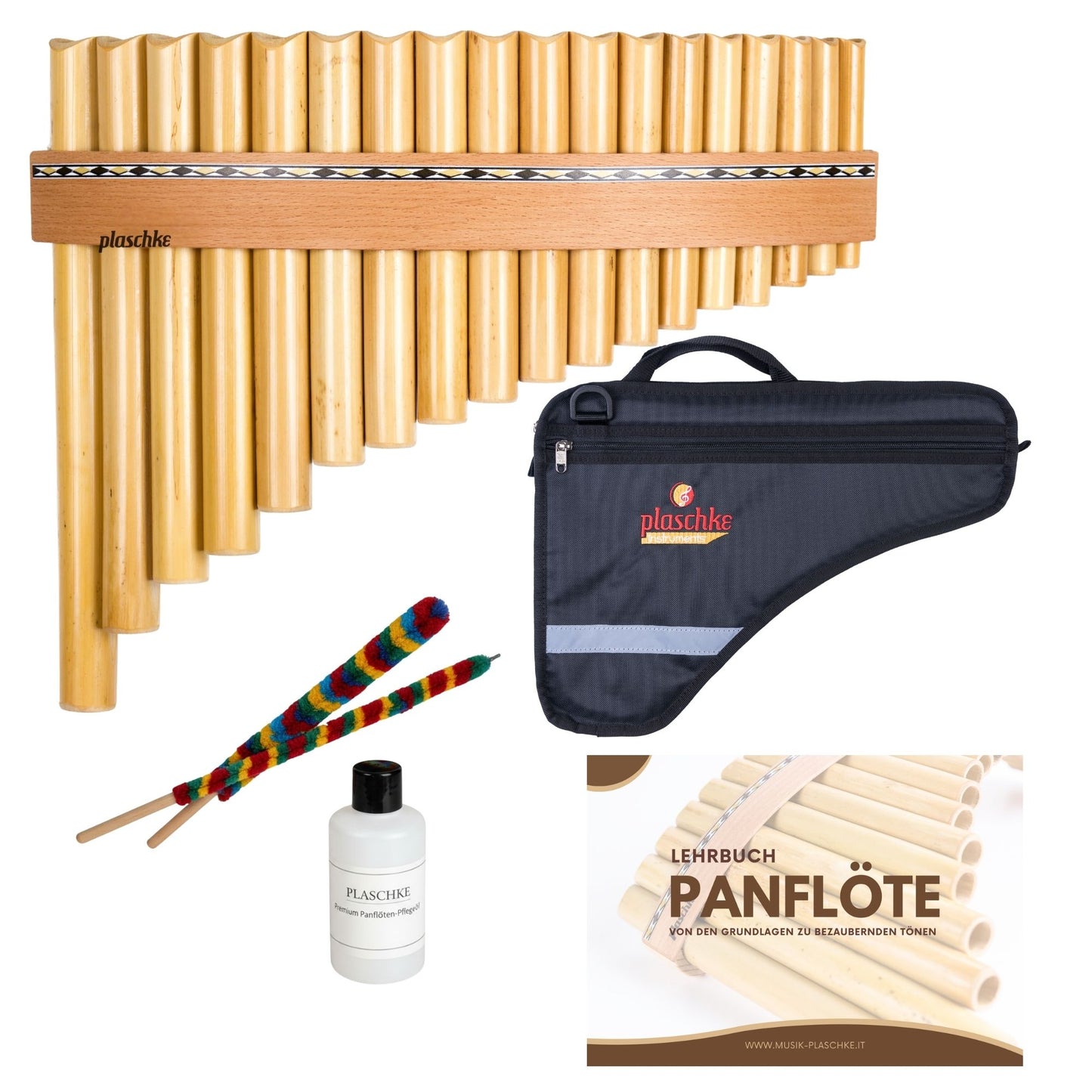 Panflöte „Classic“ – Südtiroler Kunsthandwerk (8-22 Töne)