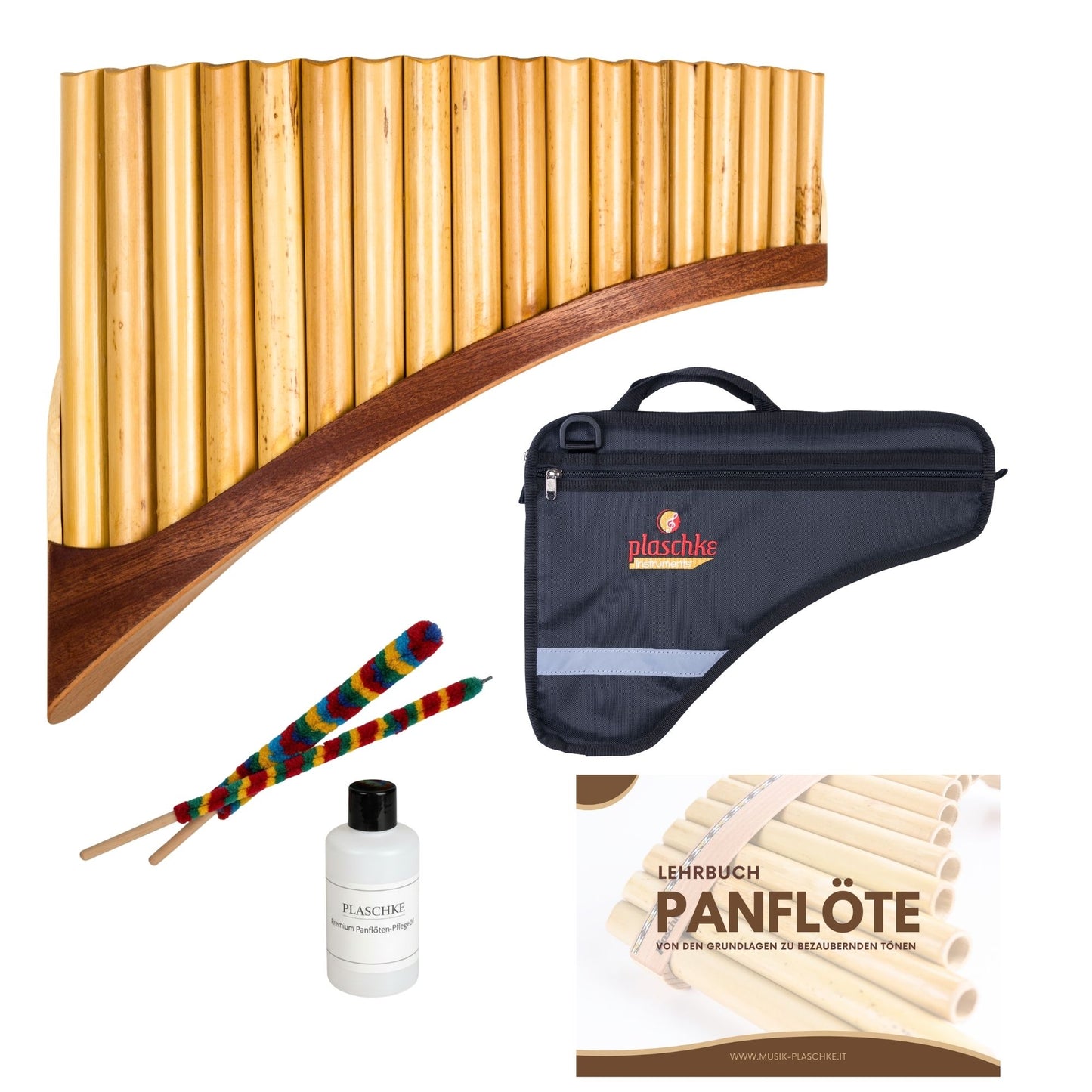 Panflöte „Premium“ – Südtiroler Kunsthandwerk (18-25 Töne)