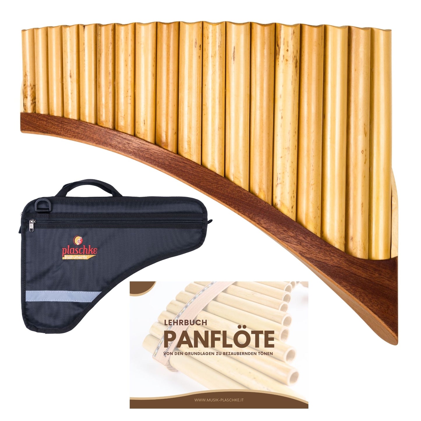 Panflöte „Premium“ – Südtiroler Kunsthandwerk (18-25 Töne)