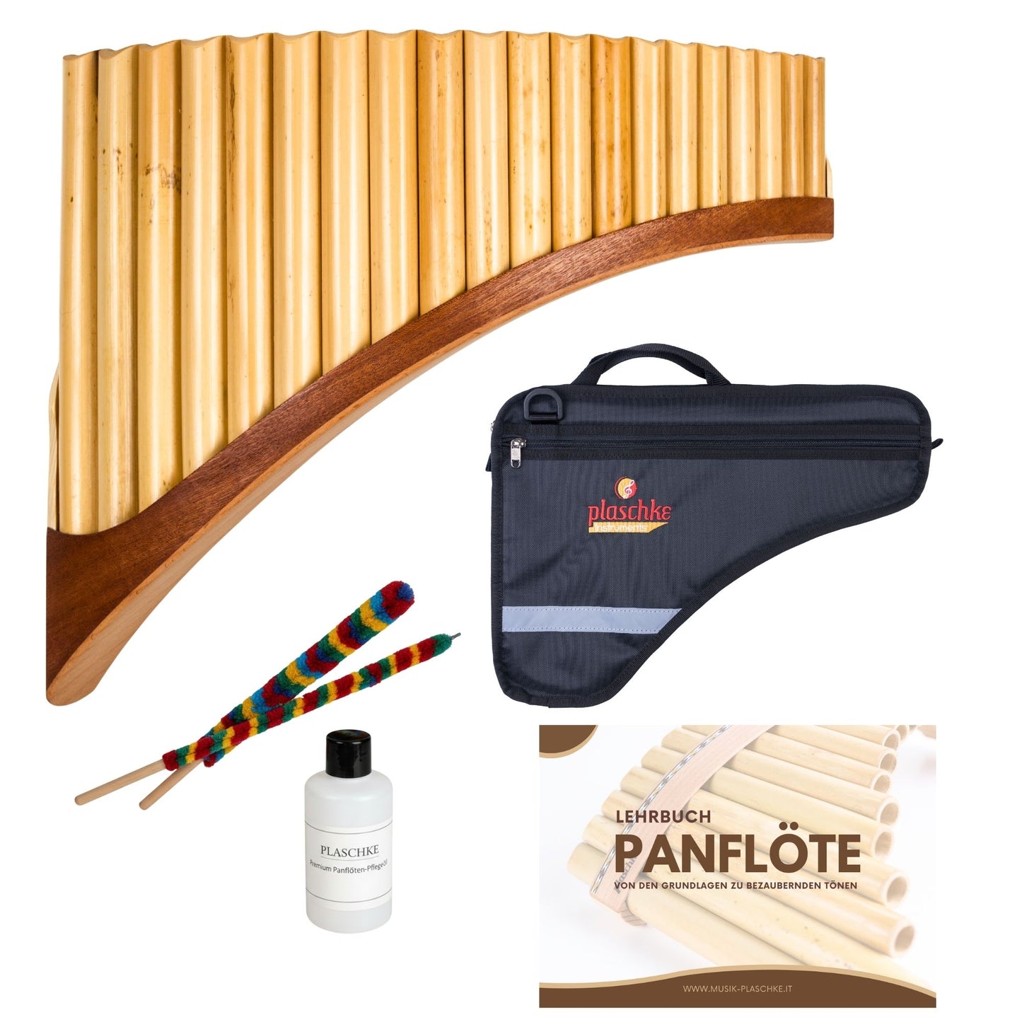 Panflöte „Premium“ – Südtiroler Kunsthandwerk (18-25 Töne)