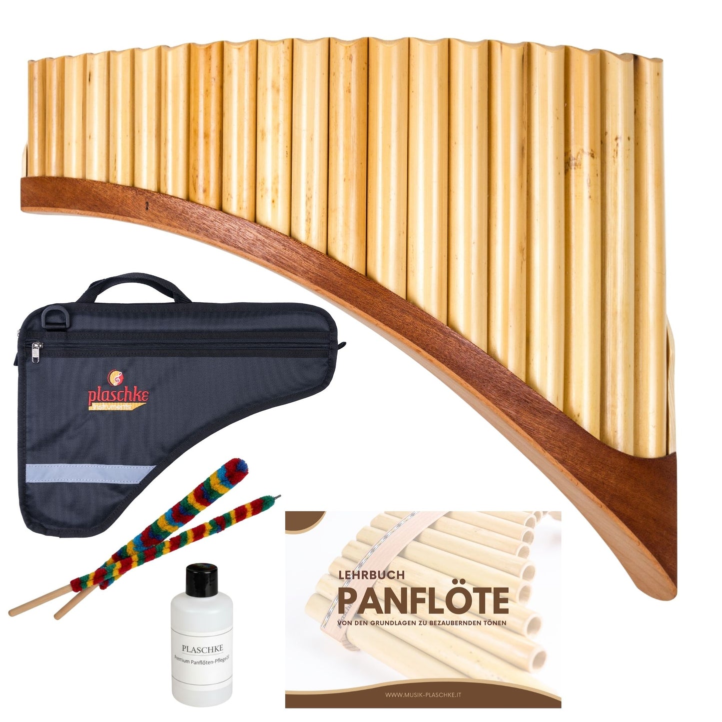 Panflöte „Premium“ – Südtiroler Kunsthandwerk (18-25 Töne)