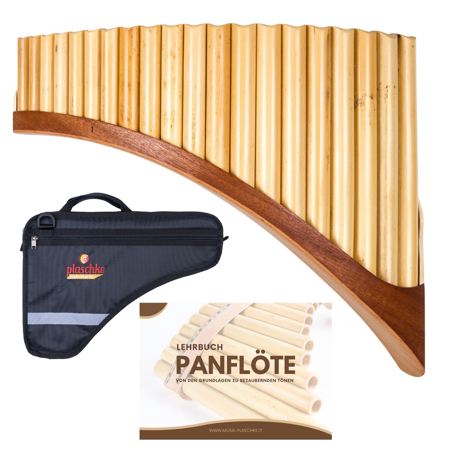 Panflöte „Premium“ – Südtiroler Kunsthandwerk (18-25 Töne)