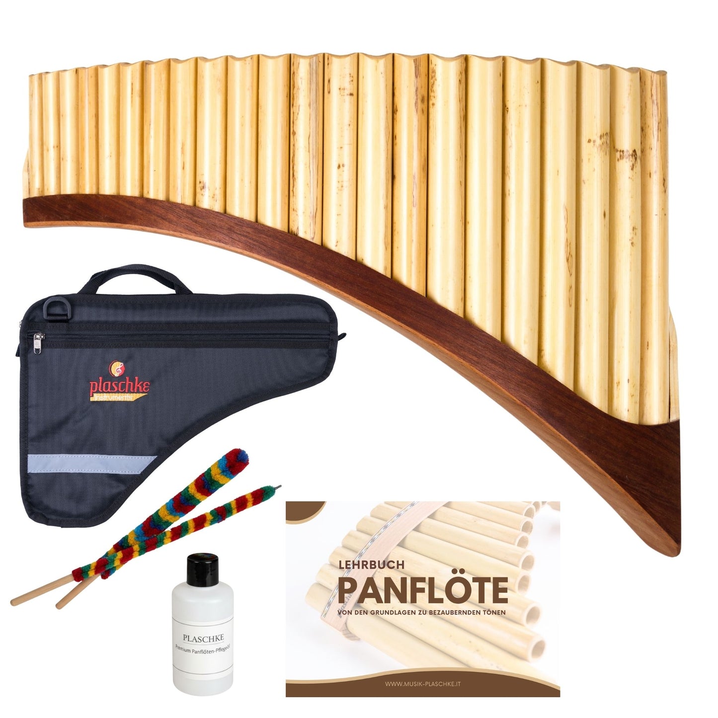 Panflöte „Premium“ – Südtiroler Kunsthandwerk (18-25 Töne)