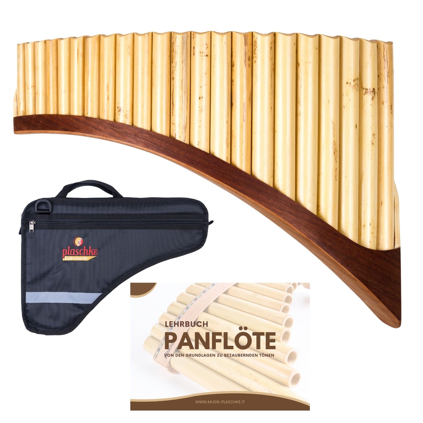 Panflöte „Premium“ – Südtiroler Kunsthandwerk (18-25 Töne)
