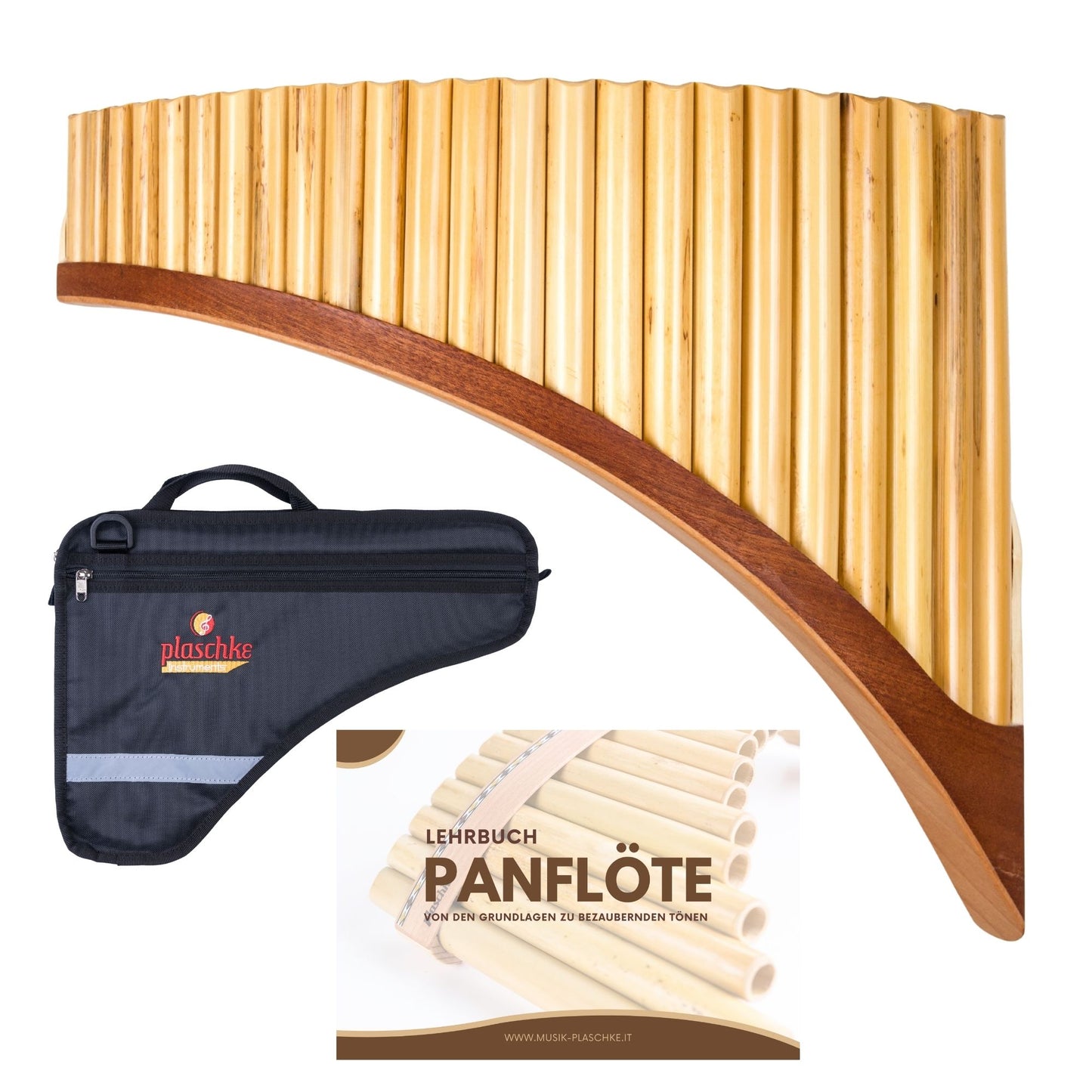 Panflöte „Premium“ – Südtiroler Kunsthandwerk (18-25 Töne)