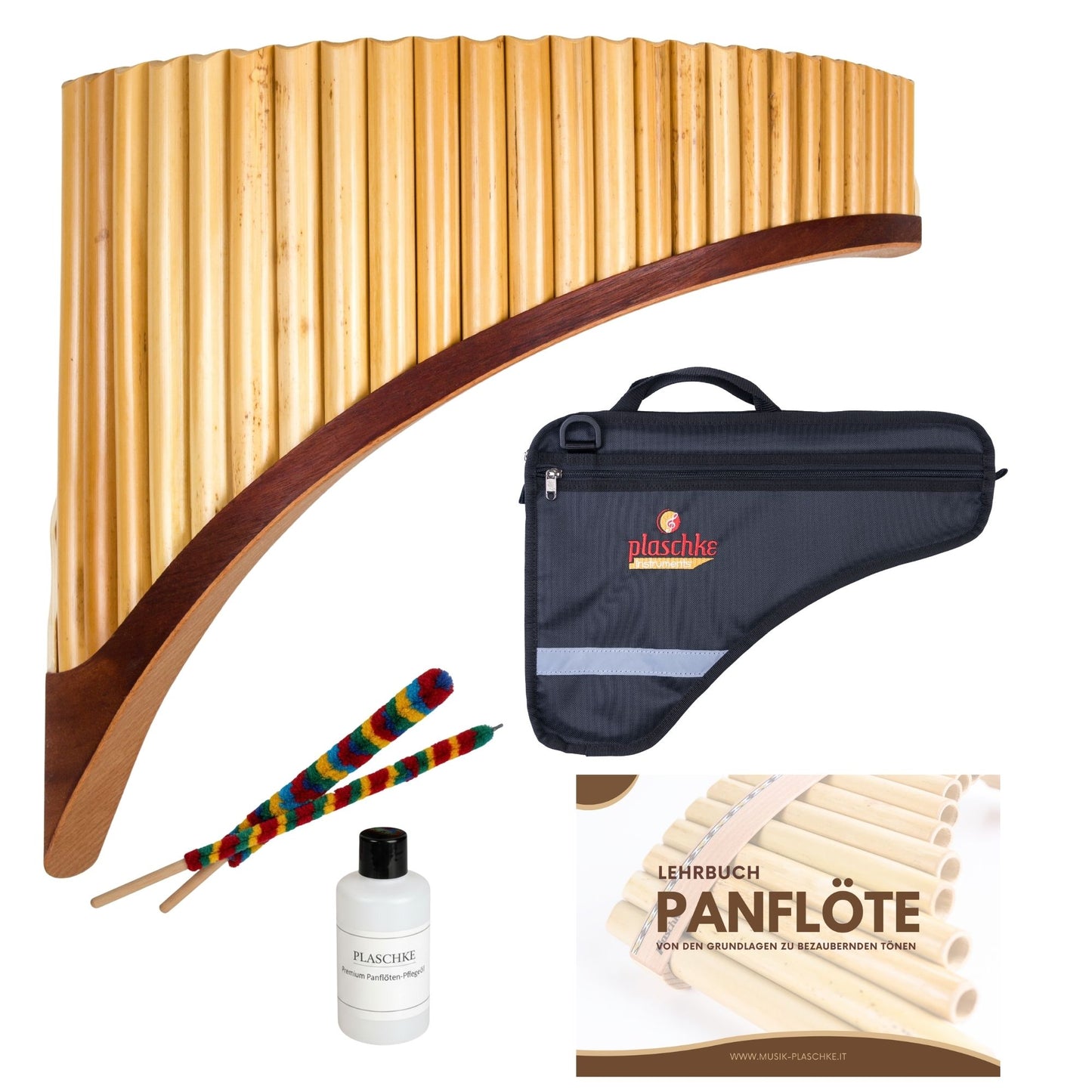Panflöte „Premium“ – Südtiroler Kunsthandwerk (18-25 Töne)