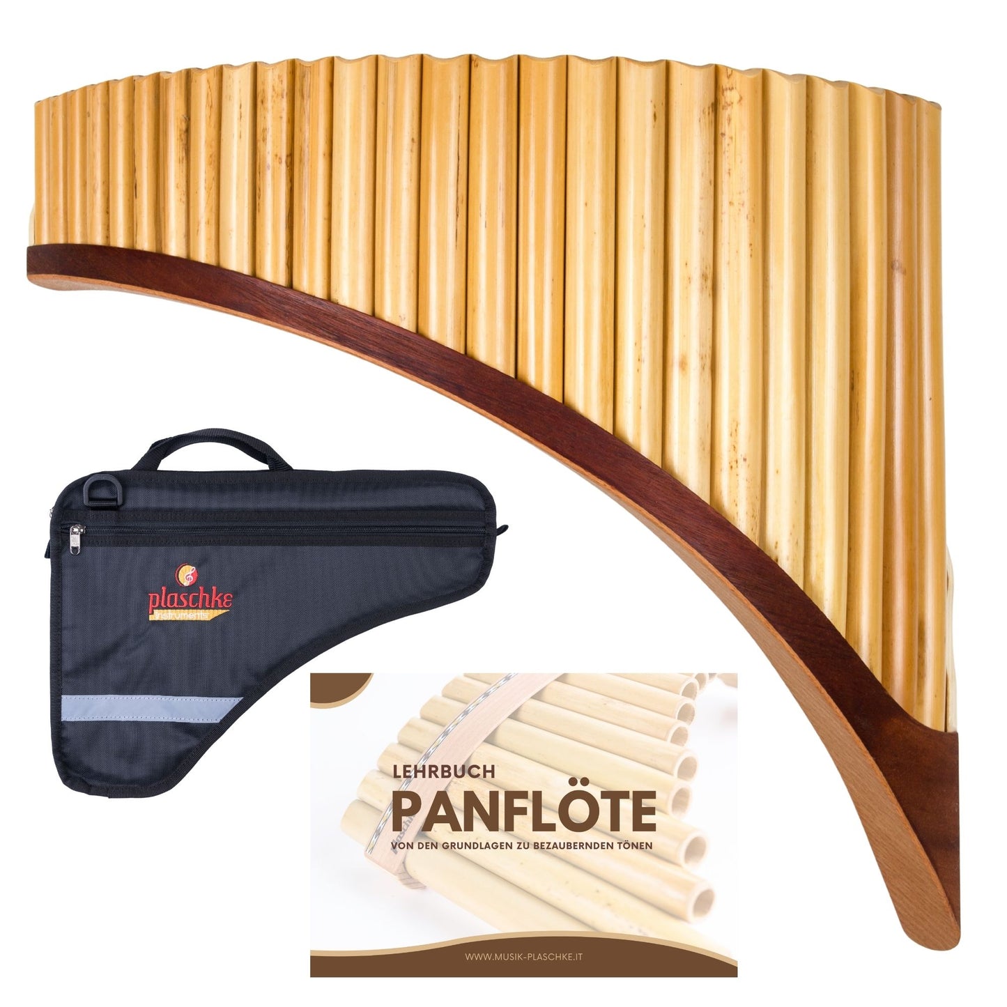 Panflöte „Premium“ – Südtiroler Kunsthandwerk (18-25 Töne)