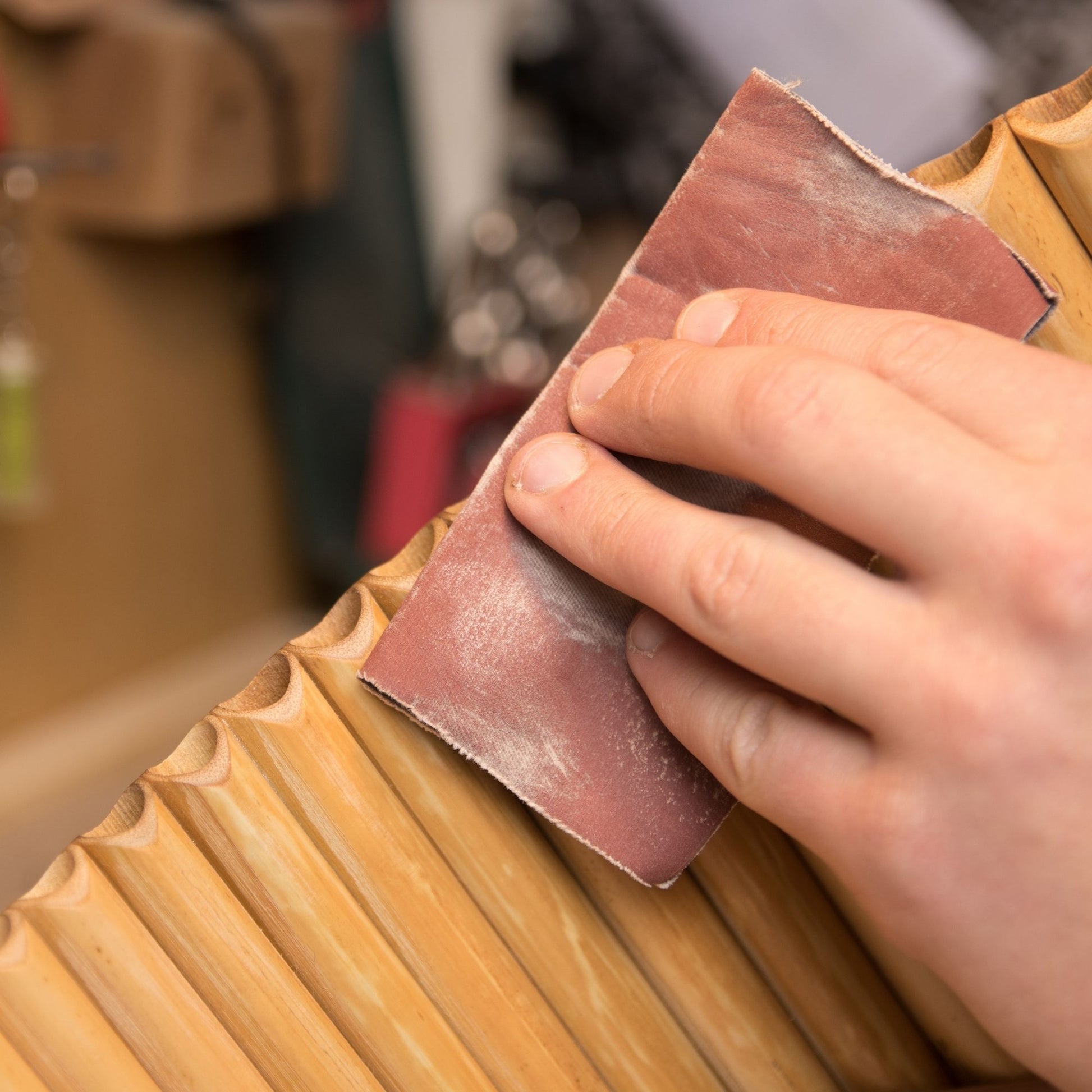 Traditionelle Herstellung der Serie Premium in der Südtiroler Plaschke Werkstatt durch Meisterhand