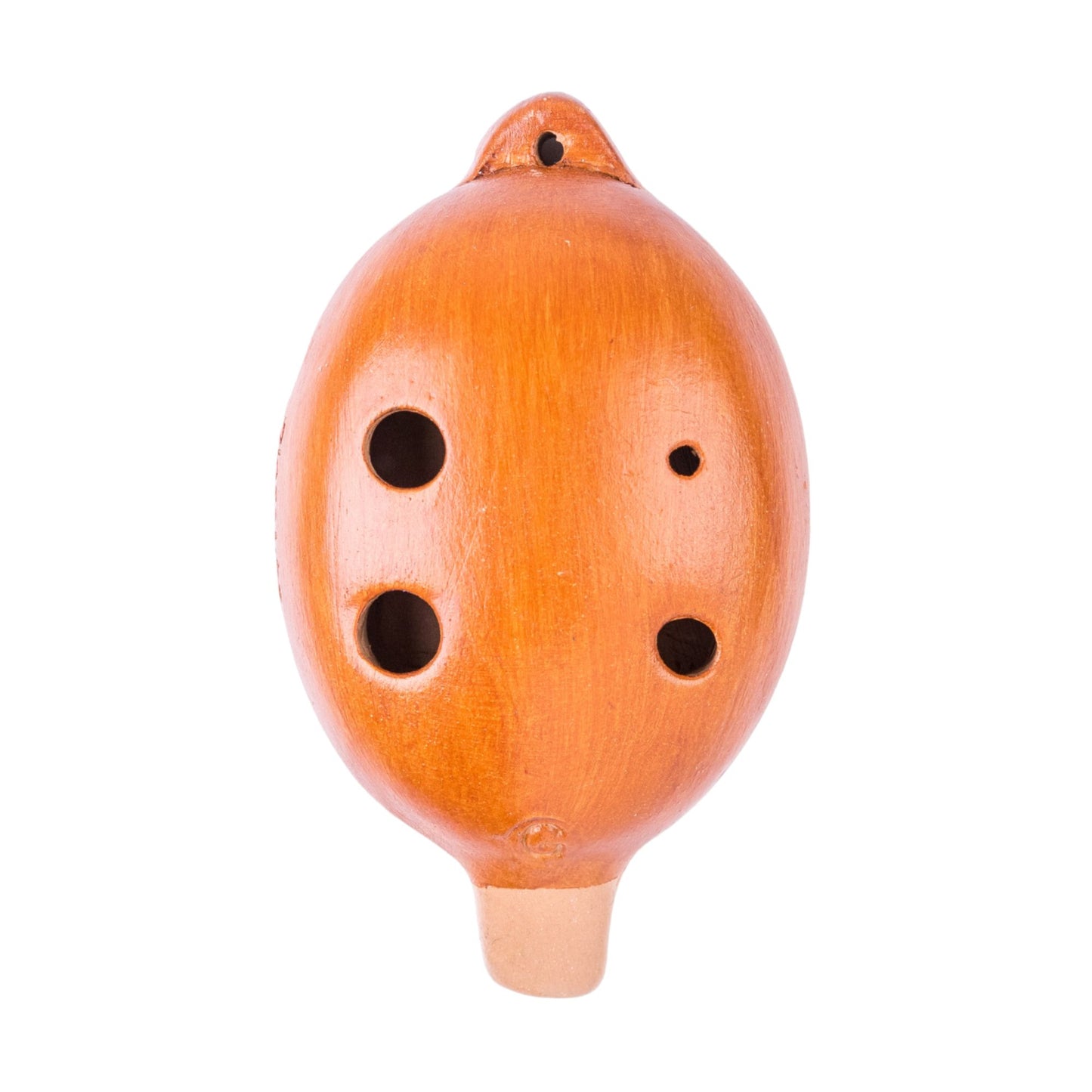 Plaschke Pendant Okarina aus Terrakotta in der Farbe Braun – handgefertigt in Südtirol