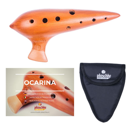 Plaschke Konzert-Okarina aus Terrakotta – Handgefertigt in Südtirol