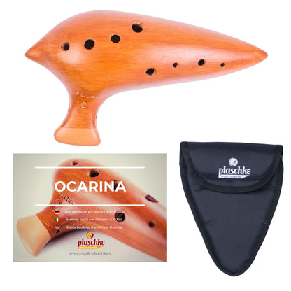 Plaschke Konzert-Okarina aus Terrakotta – Handgefertigt in Südtirol