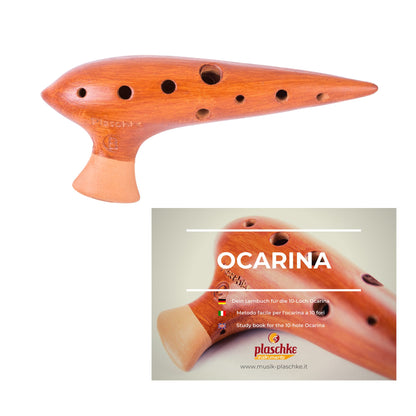 Plaschke Konzert-Okarina aus Terrakotta – Handgefertigt in Südtirol