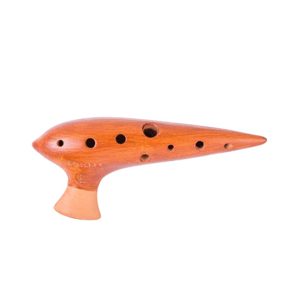 Kleine Piccolo b-dur Okarina aus Terrakotta – Hell und brillant im Klang