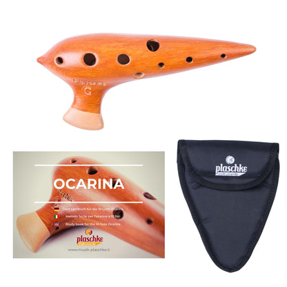 Plaschke Konzert-Okarina aus Terrakotta – Handgefertigt in Südtirol