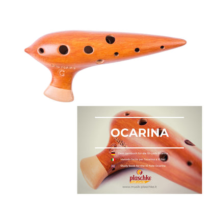 Plaschke Konzert-Okarina aus Terrakotta – Handgefertigt in Südtirol