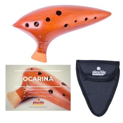 Plaschke Konzert-Okarina aus Terrakotta – Handgefertigt in Südtirol