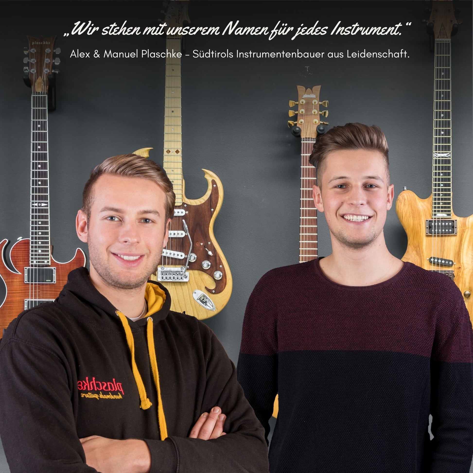 Die Experten von Plaschke Instruments bei der persönlichen Qualitätskontrolle einer ANIMA Ukulele